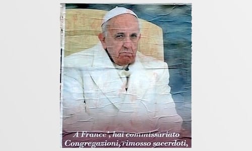 O que Pope-posters de Roma nos ensina